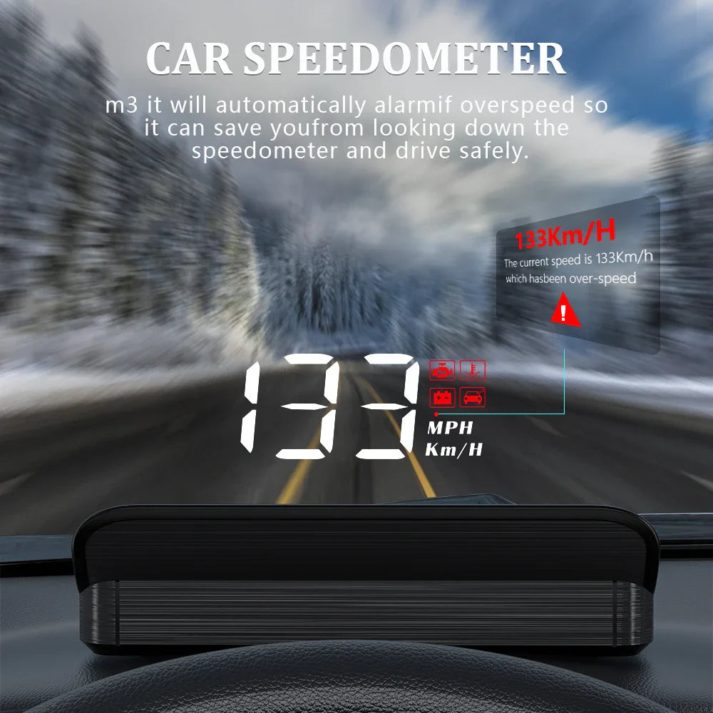 Head-Up Display Kit (OBD2 or GPS)