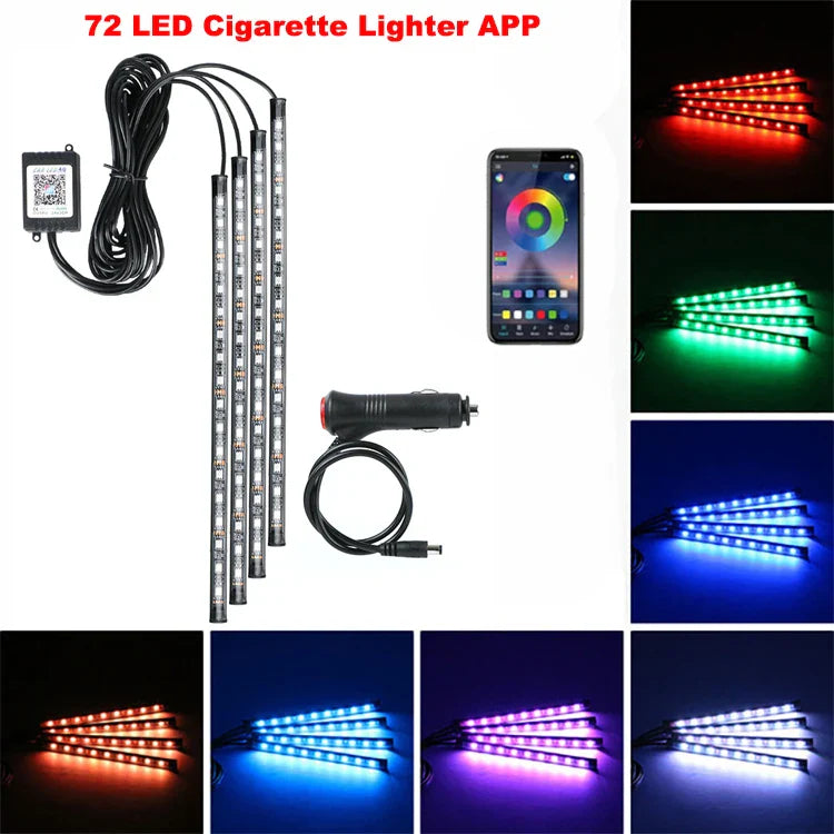 LED Car Interior Lighting Kit (12V)