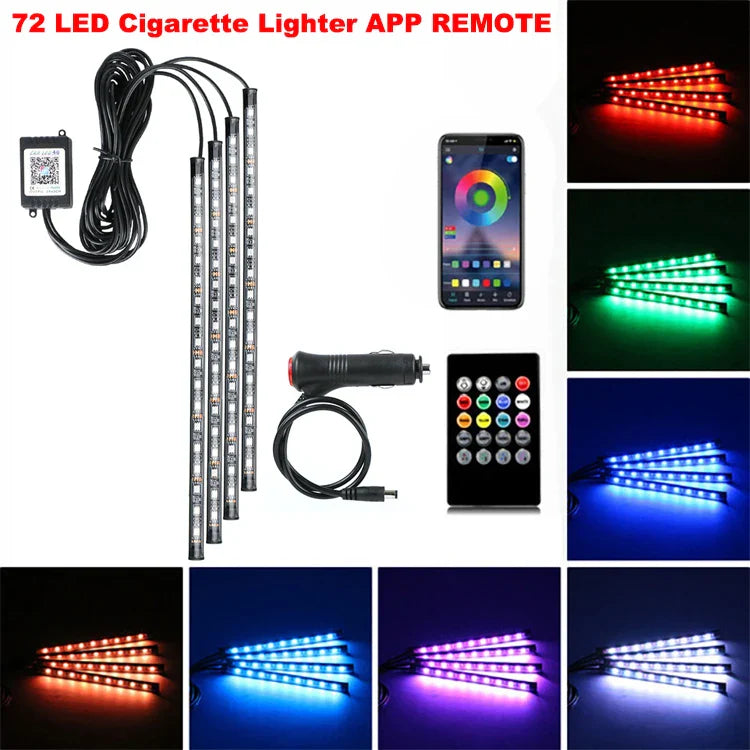 LED Car Interior Lighting Kit (12V)