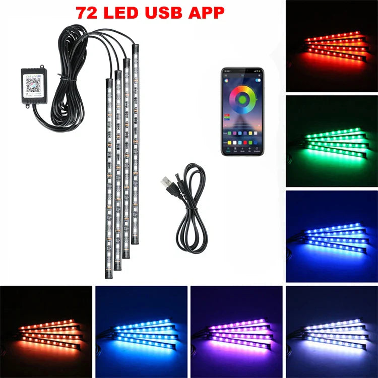 LED Car Interior Lighting Kit (12V)