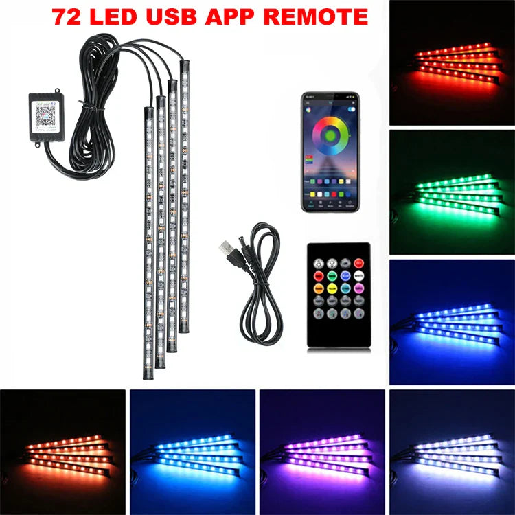 LED Car Interior Lighting Kit (12V)