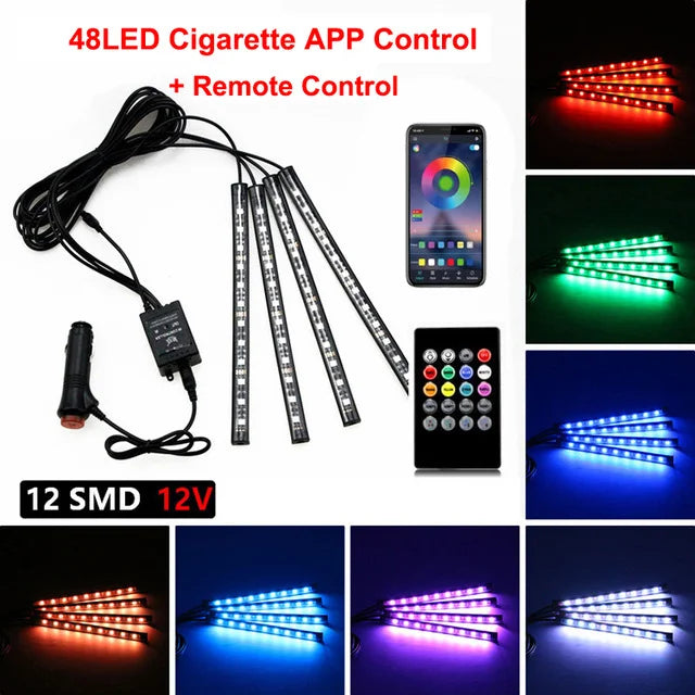 LED Car Interior Lighting Kit (12V)