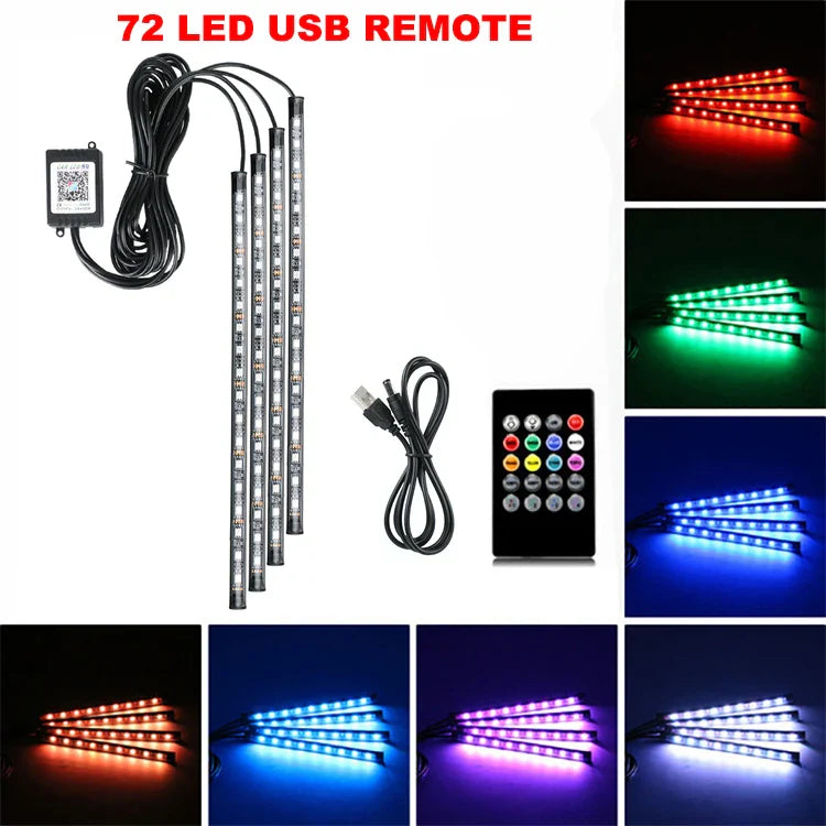 LED Car Interior Lighting Kit (12V)