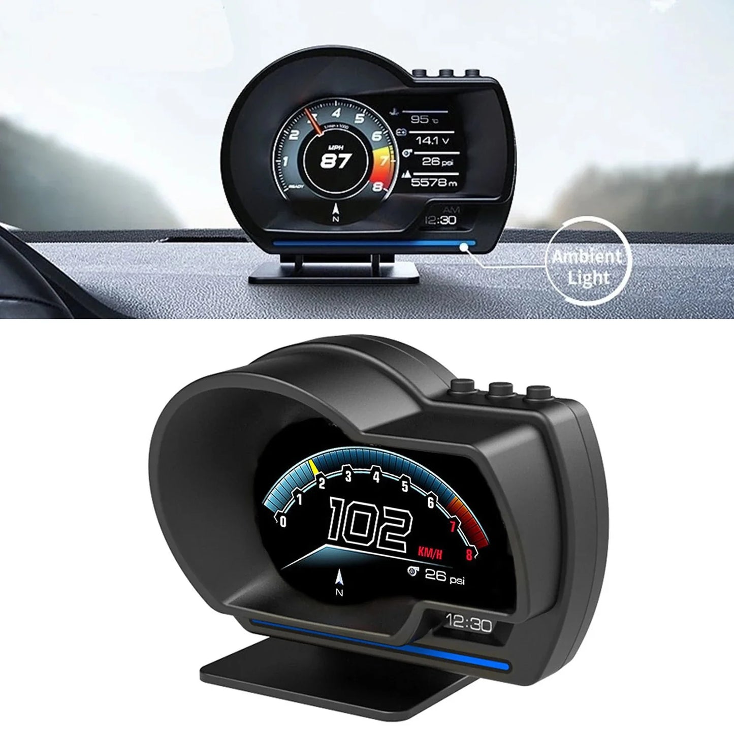 Turbo Gauge Style Speedometer Kit