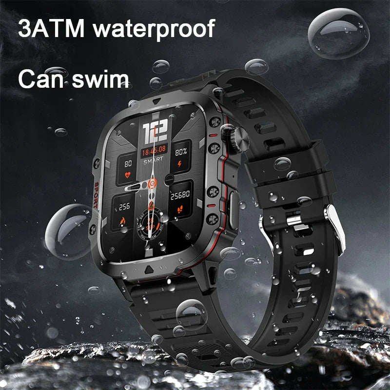 Military Style Smart Watch/ Fitness Tracker (IPHONE/ANDROID)