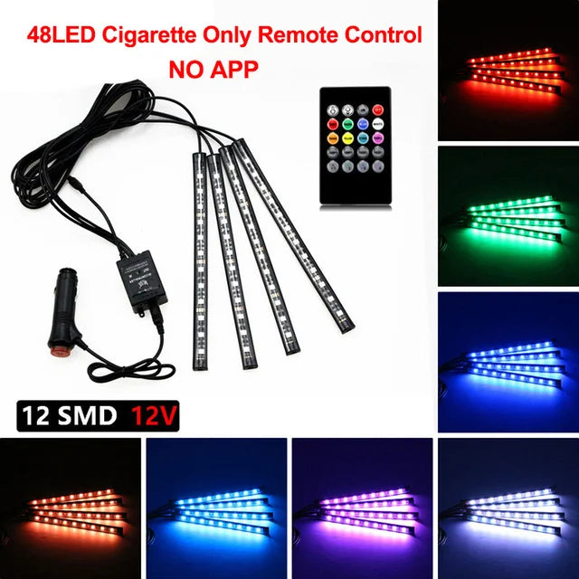 LED Car Interior Lighting Kit (12V)