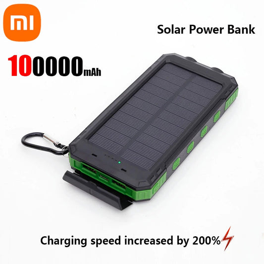 200000Mah Solar Power Portable Charger (USB-C)